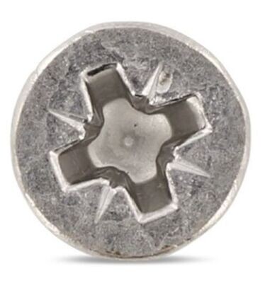 4.8 x 50mm (No.10 x 2) Pozi Csk Self Tapping Screws A4 St. St.