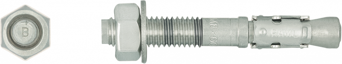 M8 x 85 Rawl R-XPTII A4 Stainless Steel ETA Option 7 Through Bolts Box of 100