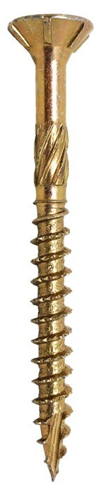 5.0 x 90 Pozi Countersunk Woodmaster Part Thread Performance Screws Zinc &amp; di-chromate passivation  Box of 200