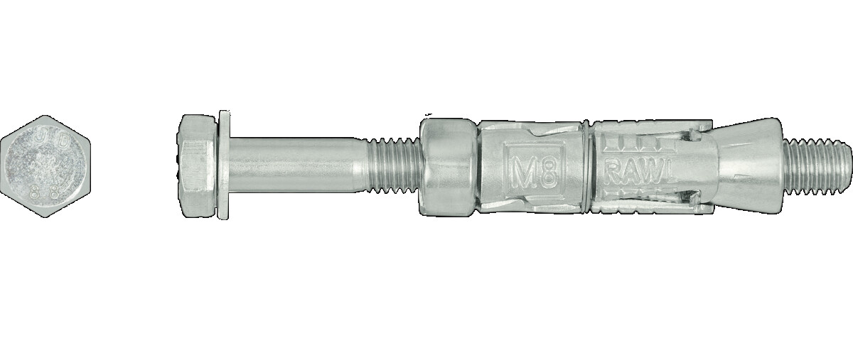 M6 10L RawlBolts Loose Bolt  Box of 50