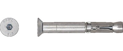 24mm x 145mm (M16 Thread) Countersunk Anchors  Box of 10