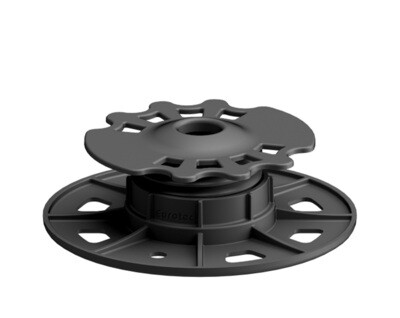 Eurotec Adjustable Decking Pedestal  -BASE S SL Adjusts from 32mm up to 47mm  SLOPING TOP