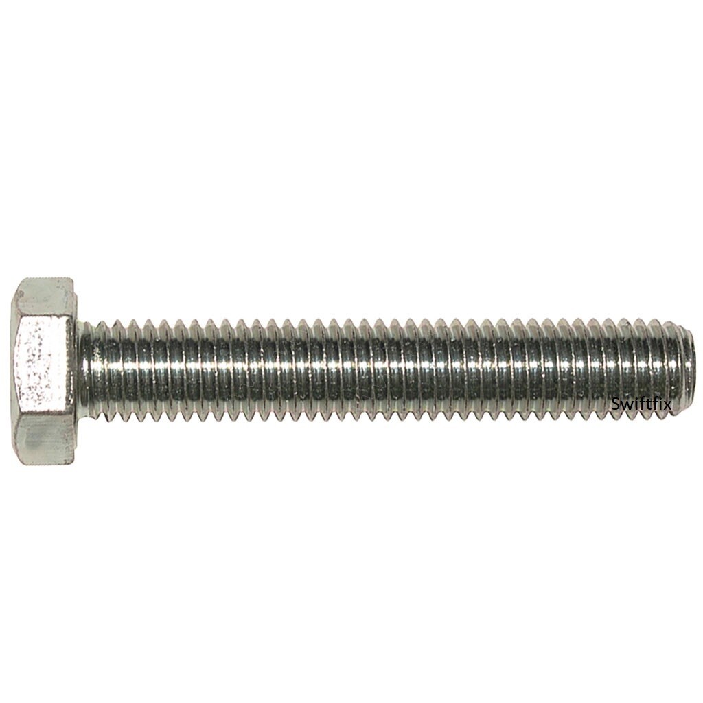 M10 x 130   Din 933  HT Sets Grade 8.8 Zinc Plated