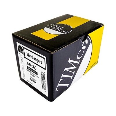 M6 x 60 Timco Wire Hanger Ceiling Fixing  Box of 100