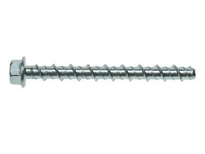 8mm x 30mm (6mm Drill) Flange Head Screw In Anchor Box of 100
