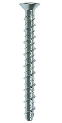 8mm (6mm drill) x 150mm Countersunk Ankerbolt TX25 Zinc Box of 100