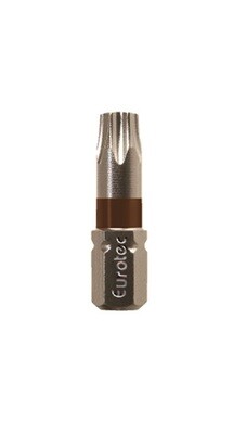 Eurotec Brown TX15 Torx Bits 25mm long Part 945852 Packed in 10s