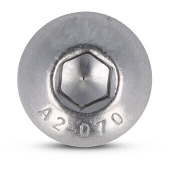 M10 x 30 Socket Button A2 Stainless Steel