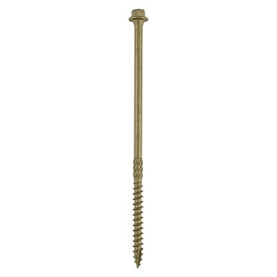 Index Screws  6.7mm x 250mm  Box of 50 Green External Coating Hex Washer Head