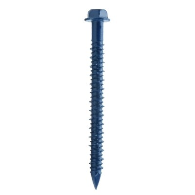 6.3 x 100mm Hex Slotted Masonry Screws Box of 100