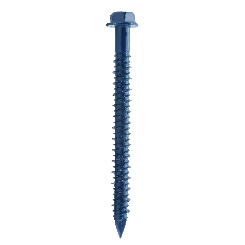 6.3 x 125mm Hex Slotted Masonry Screws Box of 100