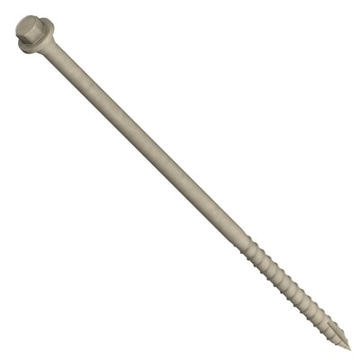 Timberfix 100mm Landscape Screw  Box of 50 External Coating Hex Washer Head  c/w Magnetic Driver Bit