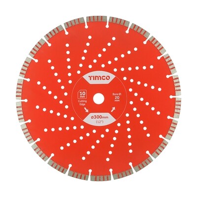 Addax 300 x 20mm Trade Diamond Blade - Segmented