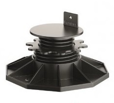 Eurotec Eco M Pedestal ajustable para suelo de terraza de 3,5 hasta 6,5 cm Paquete de 20 