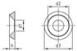 M10 Solid Turned Cup Washers A2 303 stainless steel