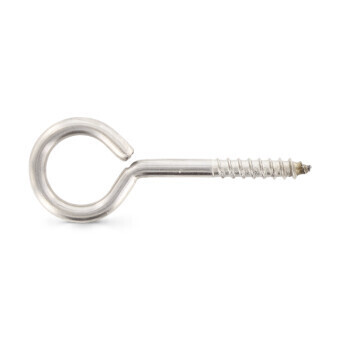 M4 x 30mm Screw Eye (1 off)  (8mm internal Eye diameter) A2 Stainless Steel