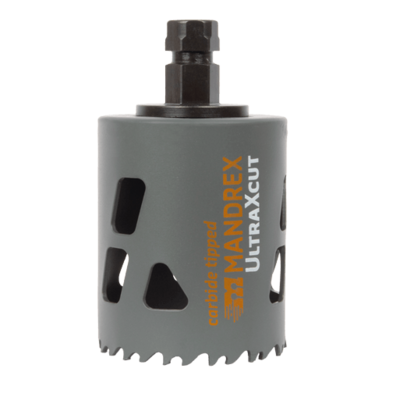 19mm UltraXcut TCT Holesaws including Adaptor (60mm Cutting Depth)