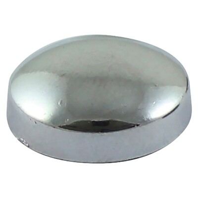 Two Piece Screw Caps - Chrome To fit 3.5 to 4.2 Screw (Pack of 100)