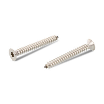 4.8mm x 60mm Countersunk TX25 (ISO 14586) Self Tapping Screws A2 Stainless Steel Box of 200