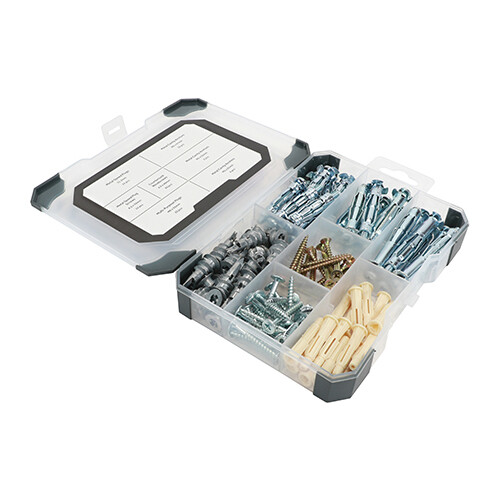 102 Piece Plasterboard Fixings Kit