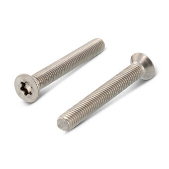 M8 x 100 Countersunk Torx TX45 Machine Screw (full Thread)  ISO 14581 A4 316