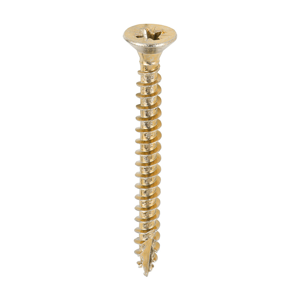 4.0 x 40mm Pozi Countersunk Woodmaster Part Thread Performance Screws Zinc &amp; di-chromate passivation  Box of 200