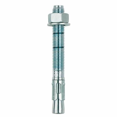 M16 x 220mm  Anchor Bolt (Through Bolt) Zinc Plated