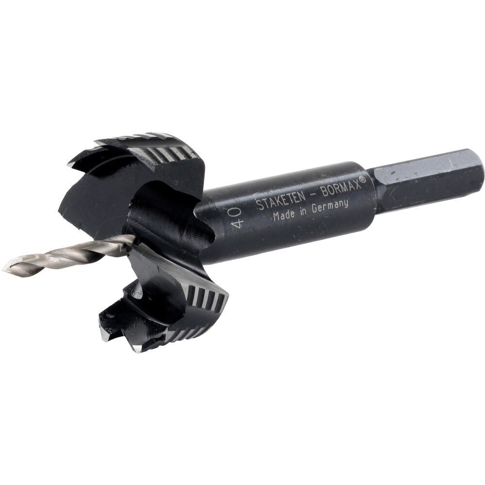 40mm Bormax Forstner Bit with Pilot Drill