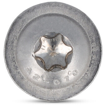 M6 x 60 Flange Button Head machine screw metric fully threaded with a Torx TX drive in A2 stainless steel.  Box of 100