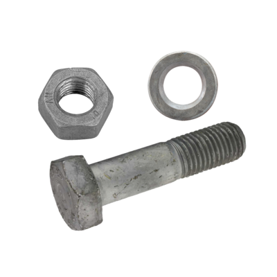 M12 x 40 Grade 10.9 EN14399-4 HSFG Bolt / Nut &amp; Washer Spun Galvanised