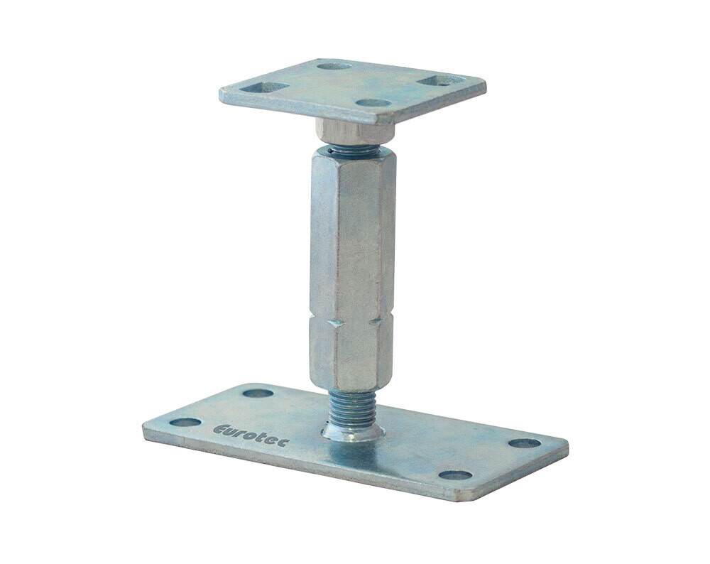 Post Support 135 + 65  (Top plate 80mm x 80mm)   (Base 160mm x 80mm)   13mm Holes