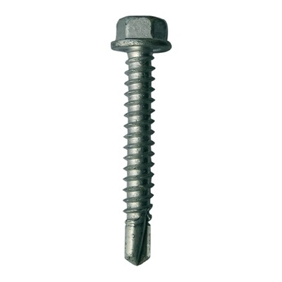 5.5mm x 50mm Hex Head Self Drilling Screws (No washer) External Coated  (Evolution) (Part TSHW5.5-50-3)  Box of 100