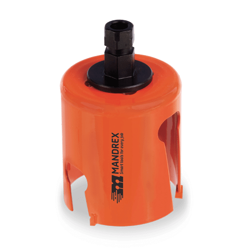 105mm MXqs MULTI-PURPOSE SuperXcut Holesaw  (60mm Cutting Depth)