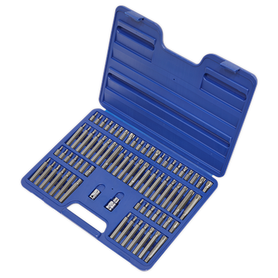 TRX-Star/Security TRX-Star/Hex/Ribe/Spline Bit Set 3/8" &amp; 1/2"Sq Drive 74pc  Model No. AK21974