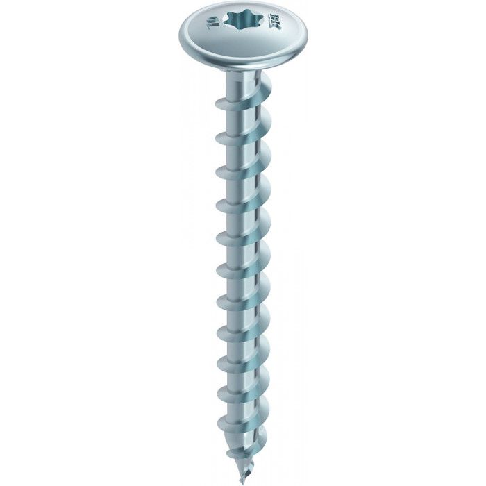 6.0mm x 40mm Heco Topix Flange Head TX25 Torx Drive Screws (Fully Threaded)  Box of 200 - 61013