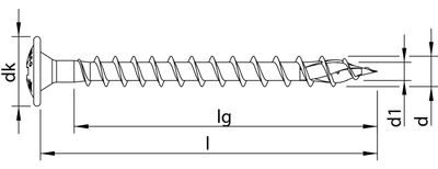 4.0 x 35mm  Pozi Wafer/Flange Head Screws Heco Part 60445  Zinc Plated  Box of 500