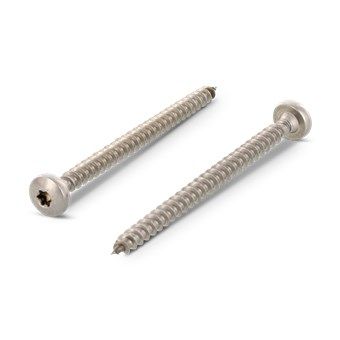 5.0 x 50mm Pan Head Torx Drive Wood Screws A2 St.St Box of 200