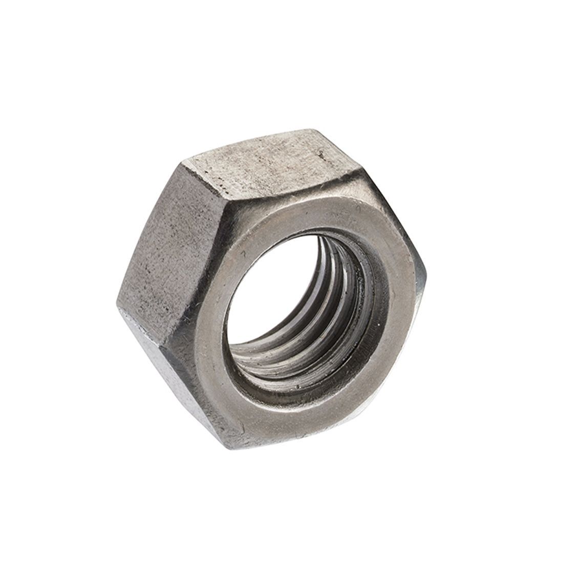 M10 x 1.0mm Fine Pitch Full Nuts Grade 8  Din 934 Self Colour
