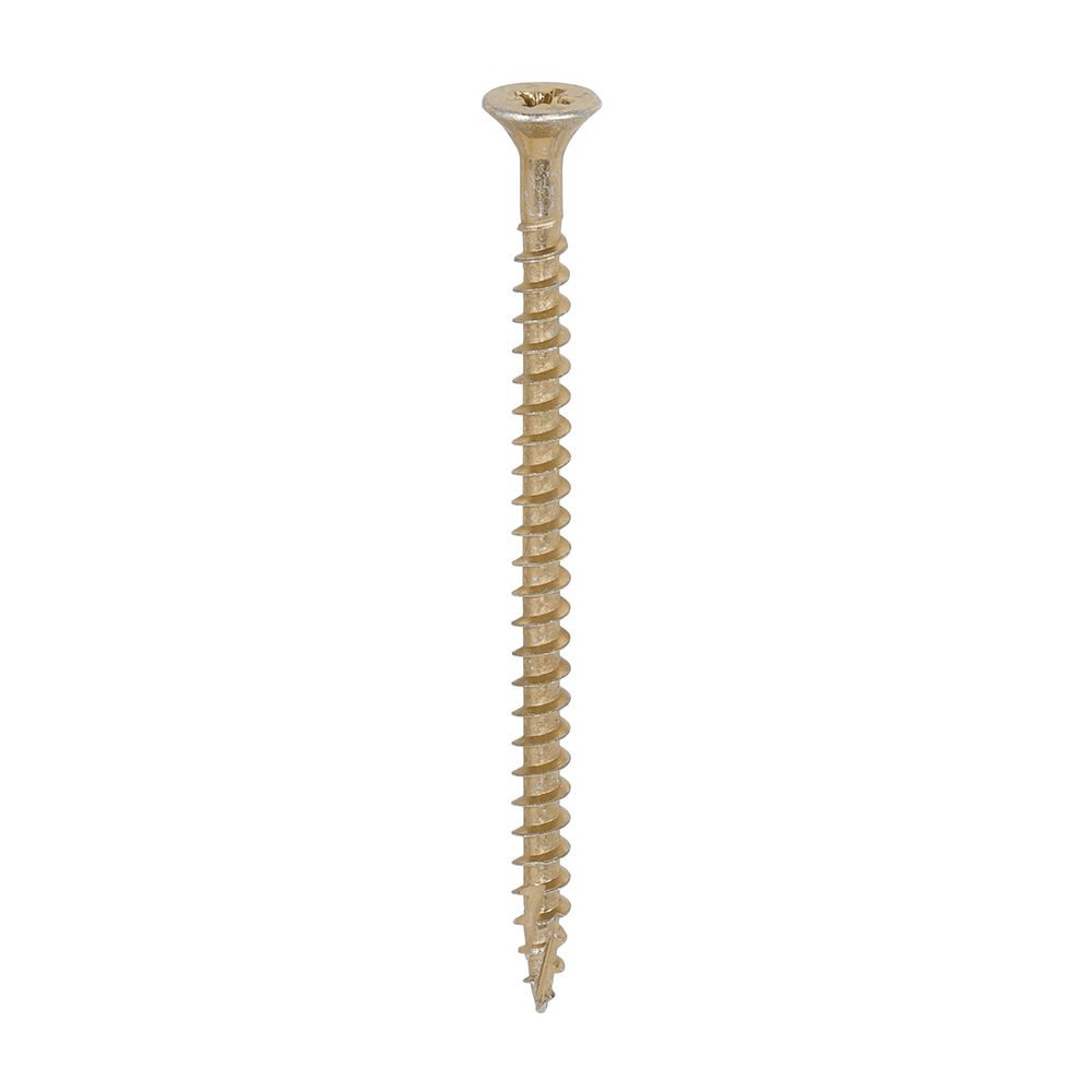 5.0mm x 80mm  Classic C2 Premium Pozi Countersunk Part Thread Wood Screws. Box of 200