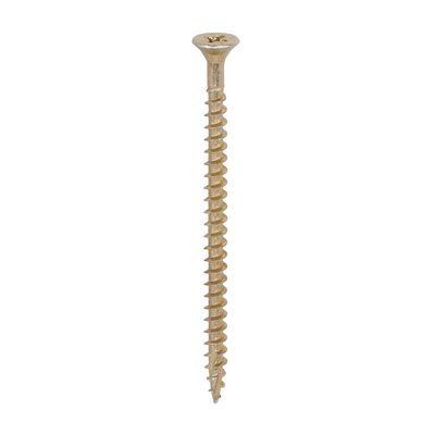 5.0mm x 80mm  Classic C2 Premium Pozi Countersunk Part Thread Wood Screws. Box of 200