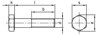 M12 x 200 Hex Head Grade 8.8 Bolt Galvanised