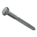 10mm x 220mm Coach Screws Zinc Plated