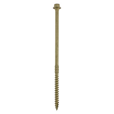Index Screws  6.7mm x 250mm  Box of 50 Green External Coating Hex Washer Head
