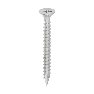 5.0 x 70mm Timco Classic Cut Point Countersunk Pozi Drive Wood Screws A2 Stainless Steel Box of 200