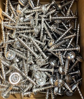 4.0mm x 30mm Flange Head Torx Wood Screws Hardened Stainless Steel Grade AISI 410  Box of 200
