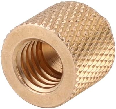 Camera screw adaptors solid Brass 1/4unc male to 3/8unc female Knurled