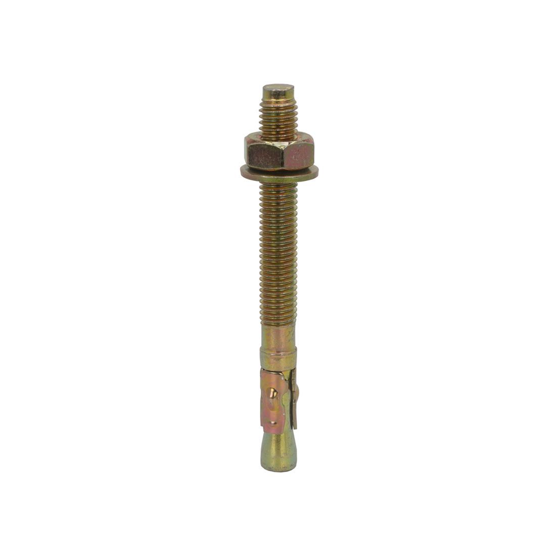 M6 x 85mm JCP Through Bolts Zinc &amp; Yellow (Part TB06085)  Box of 100