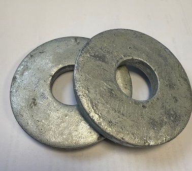 M24 Flat x 75mm OD x 10.0mm Thick Washer Hot Dipped Galvanised