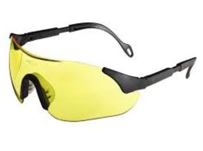 Warrior 650-0115AHDL Yellow Safety Glasses