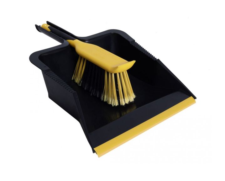 Bulldozer Heavy Duty Dustpan and Brush Set  BDZ8015BY